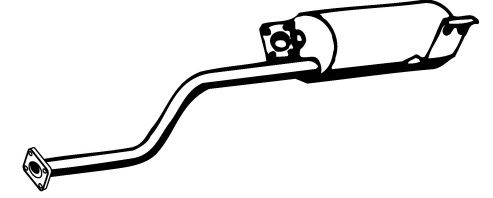 Глушитель выхлопных газов конечный WALKER 03353