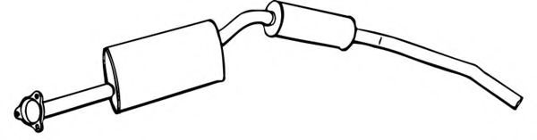 Глушитель выхлопных газов конечный WALKER 03407