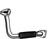 Приемная труба глушителя WALKER 03446