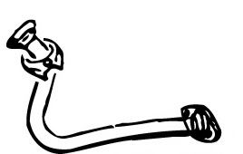 Приемная труба глушителя WALKER 03483