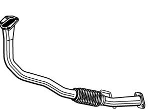 Приемная труба глушителя WALKER 07643