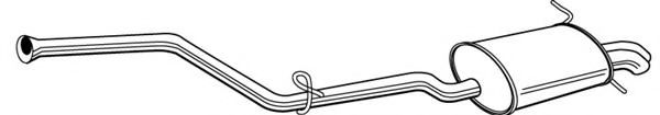 Глушитель выхлопных газов конечный WALKER 22903