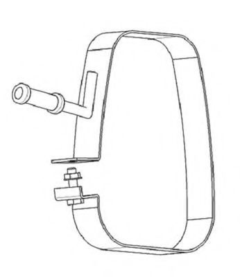 Кронштейн глушителя WALKER 80606