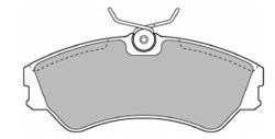 Тормозные колодки MAPCO 6384