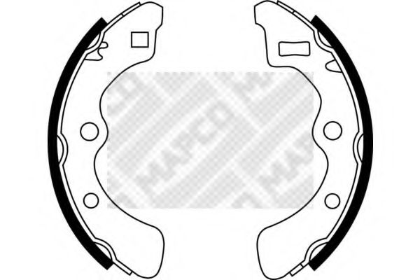 Тормозные колодки барабанные Honda/Acura 43153SA0671