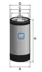 Масляный фильтр UFI 23.288.00