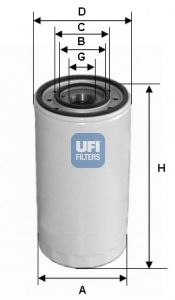 Масляный фильтр UFI 23.305.00