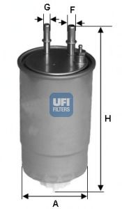 Топливный фильтр UFI24.ONE.01