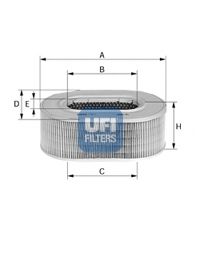 Воздушный фильтр UFI 27.071.01