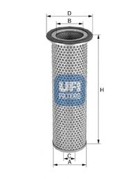 Воздушный фильтр UFI 27.970.00