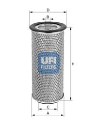 Воздушный фильтр UFI 27.971.00