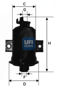 Топливный фильтр UFI 31.560.00