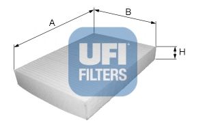 Фильтр салона UFI 53.011.00