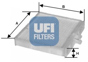 Фильтр салона UFI 53.106.00