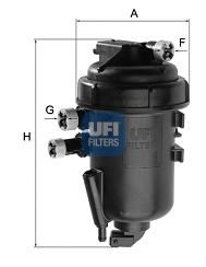 Топливный фильтр UFI55.127.00