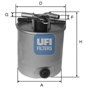 Топливный фильтр UFI 24.026.01