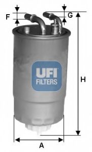 Топливный фильтр UFI 24.099.00