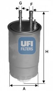 Топливный фильтр UFI24.ONE.0B