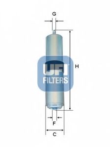 Топливный фильтр UFI 31.926.00