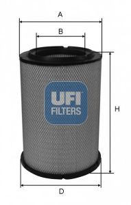 Воздушный фильтр UFI 27.A02.00