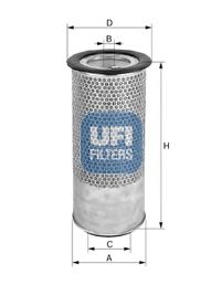 Воздушный фильтр UFI 27.618.00