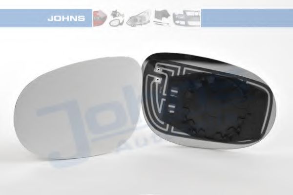 Стекло наружного зеркала FORD 1 672 379