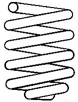 Пружина подвески boge 81-227-0