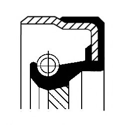 Сальник полуоси CORTECO 01027959B