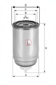Топливный фильтр SOFIMA S 4399 NR