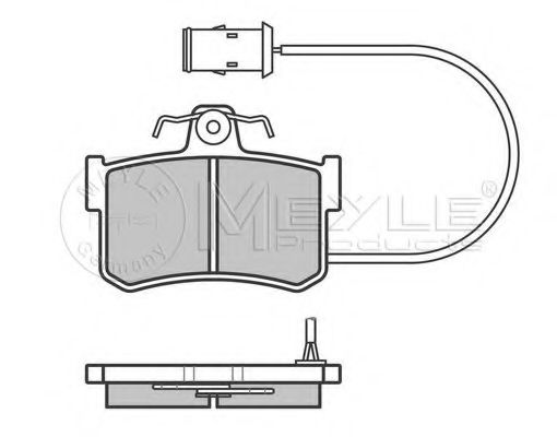 Тормозные колодки MEYLE 025 200 8714/W