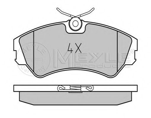 Тормозные колодки MEYLE 025 201 2419