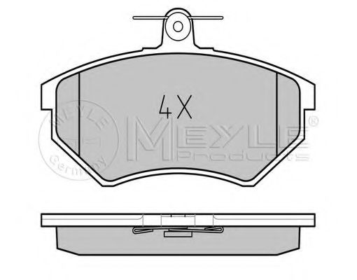Тормозные колодки MEYLE 025 201 6816