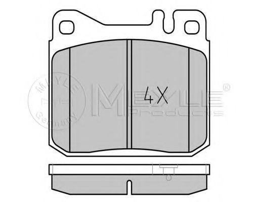 Тормозные колодки MEYLE 025 203 9215