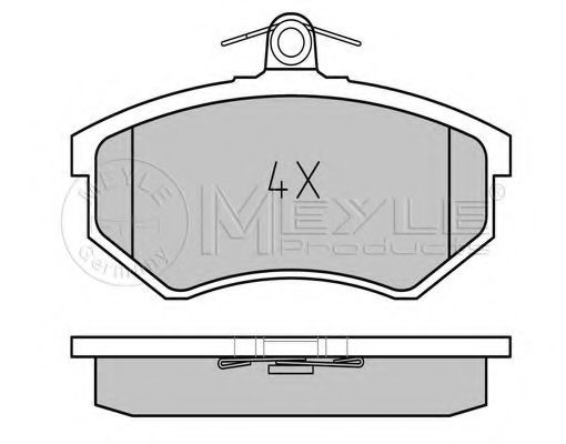 Тормозные колодки MEYLE 025 206 6919