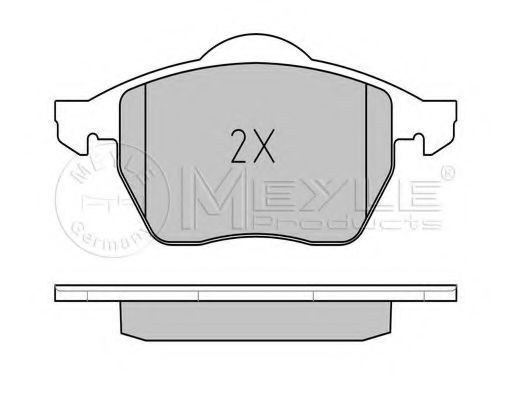 Тормозные колодки MEYLE 025 206 7619/W