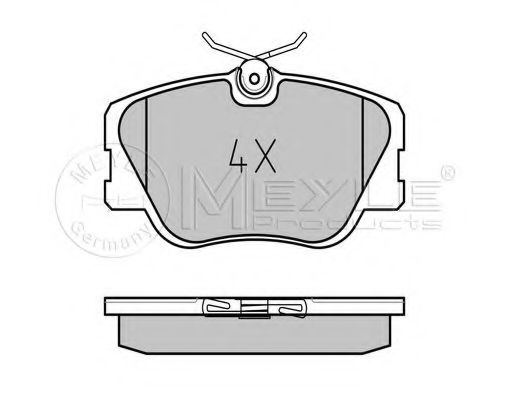 Тормозные колодки MEYLE 025 209 4119