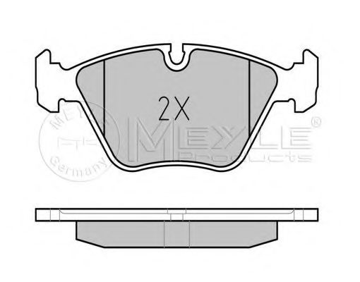 Тормозные колодки MEYLE 025 209 6820
