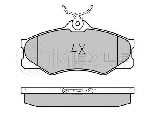 Тормозные колодки MEYLE 025 209 7919