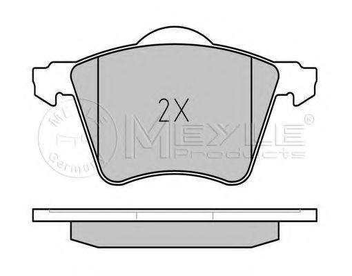 Тормозные колодки MEYLE 025 210 3419/W