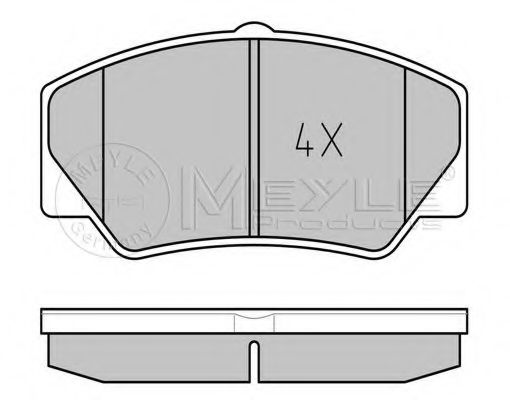 Тормозные колодки MEYLE 025 211 4117