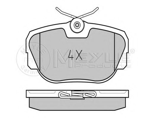 Тормозные колодки MEYLE 025 211 7317