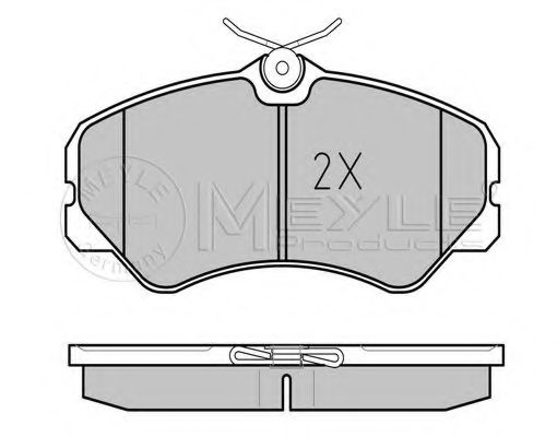 Тормозные колодки MEYLE 025 212 0519/W
