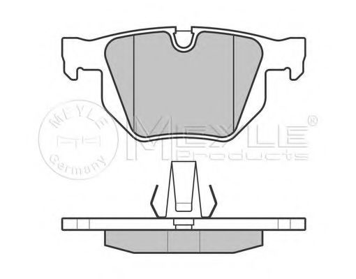 Тормозные колодки MEYLE 025 212 8217