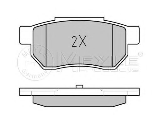 Тормозные колодки MEYLE 025 213 1313/W