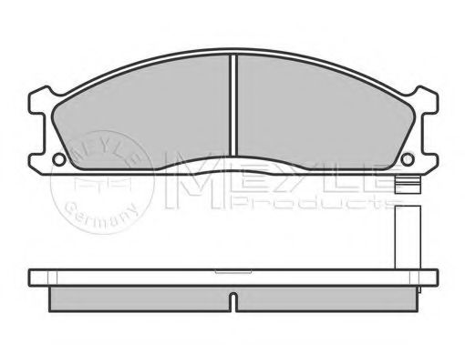 Тормозные колодки MEYLE 025 213 4717