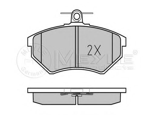 Тормозные колодки MEYLE 025 213 6619/W