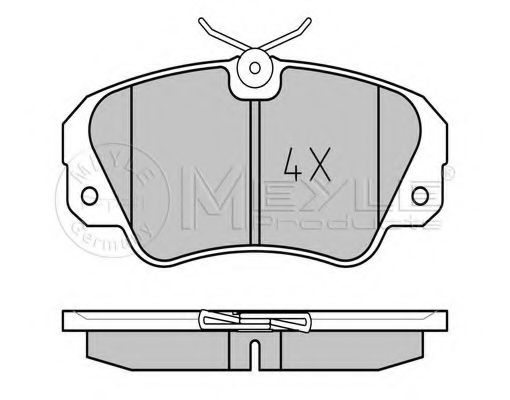 Тормозные колодки MEYLE 025 213 6819