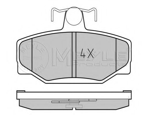Тормозные колодки MEYLE 025 213 8513
