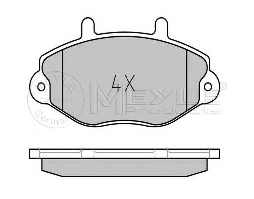 Тормозные колодки MEYLE 025 214 6918