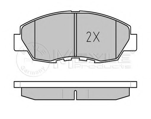 Тормозные колодки MEYLE 025 214 9918/W